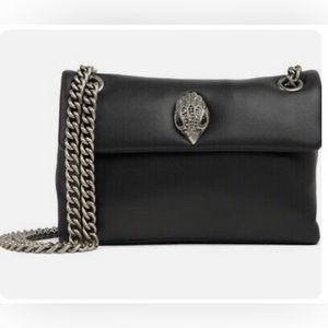 KURT GEIGER LONDON Mini Kew Leather Convertible Crossbody Shoulder Bag